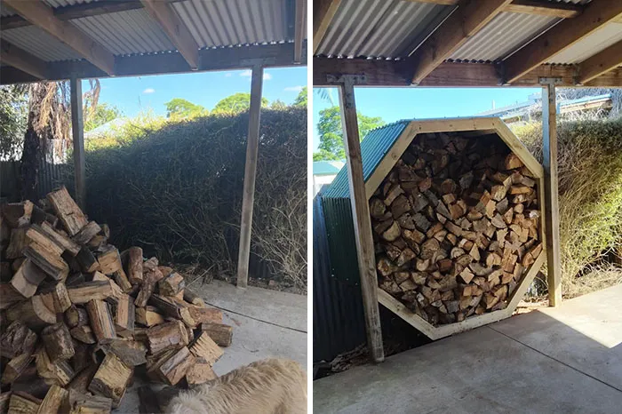 What Do You Think Of My Octagon Wood Shed?