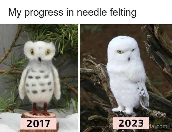 I've Found The Photos Of My First Creations And I'd Like To Show You The Difference