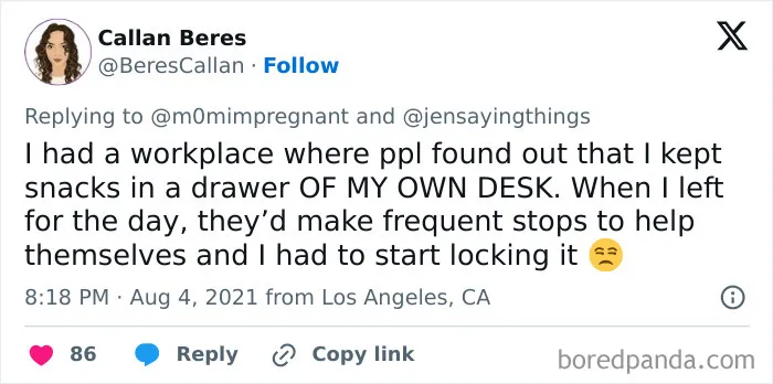 People Share Their Sad Office Food Thief Stories That Changed Them Forever