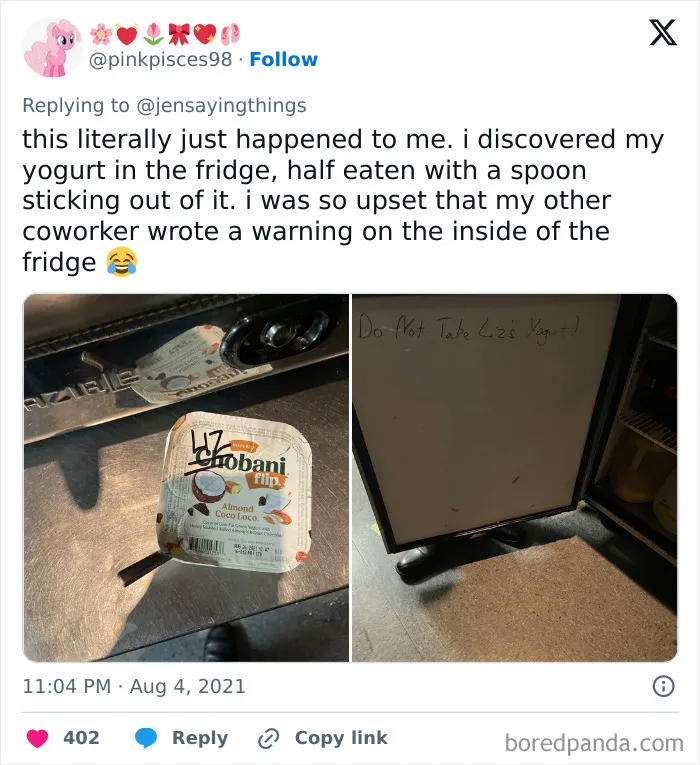 People Share Their Sad Office Food Thief Stories That Changed Them Forever