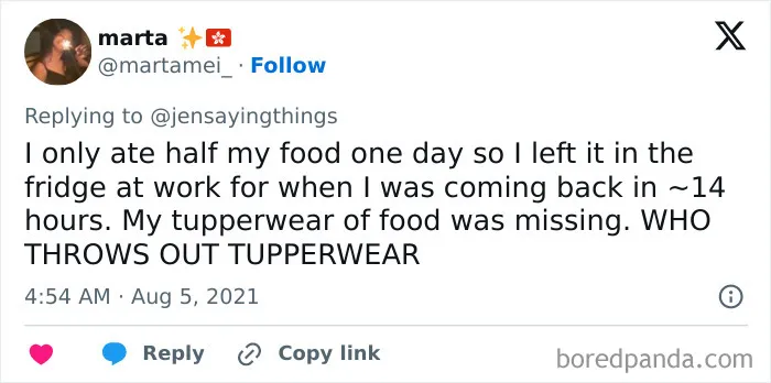 People Share Their Sad Office Food Thief Stories That Changed Them Forever