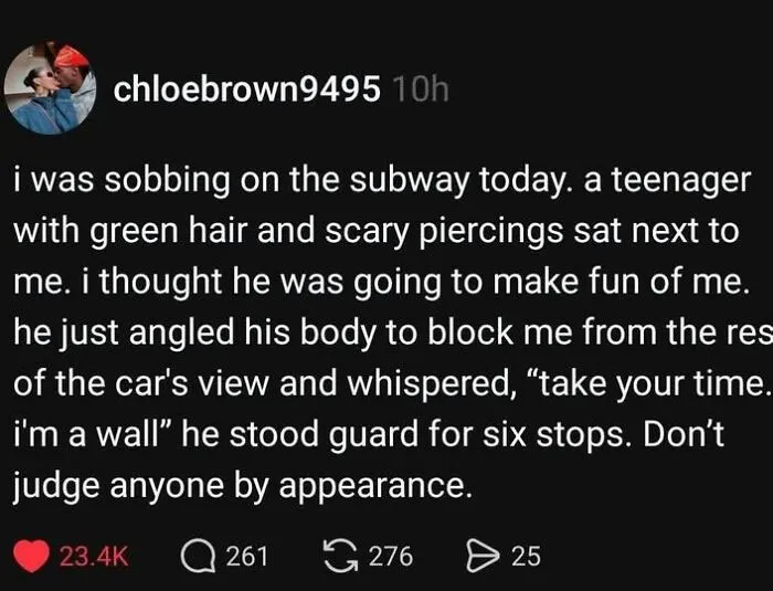 I Was Sobbing On The Subway Today