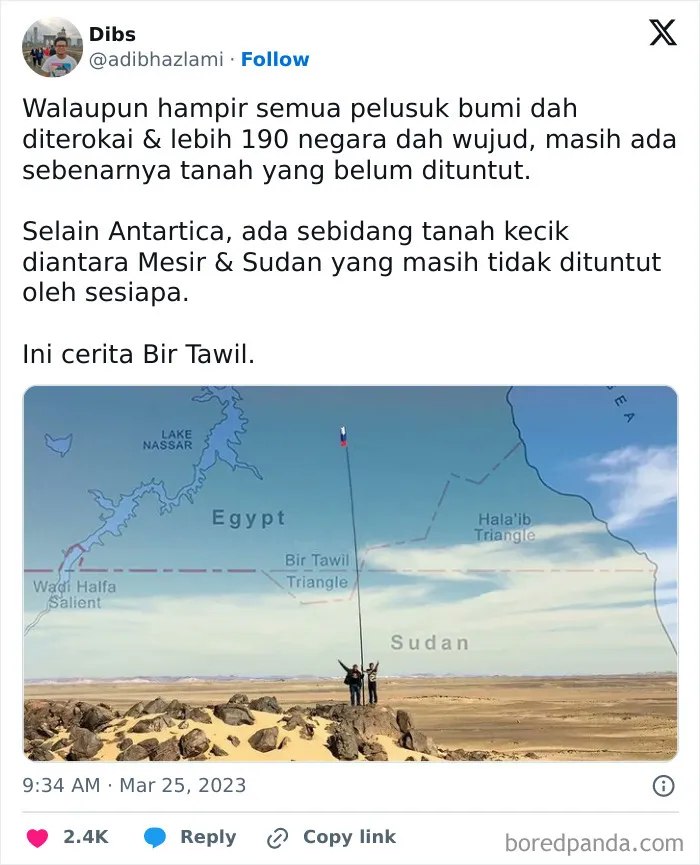 Bir Tawil: The Land No Country Wants