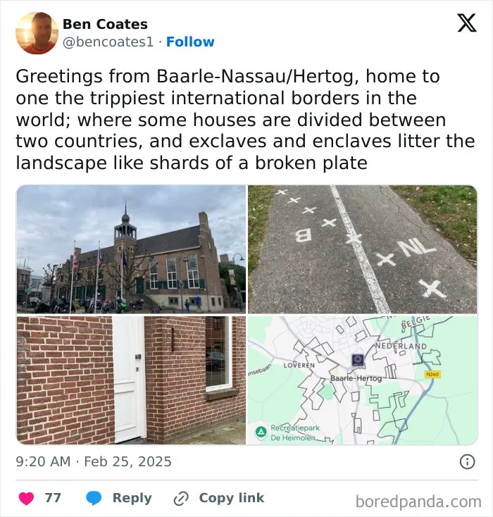 The Baarle-Hertog/Baarle-Nassau Border