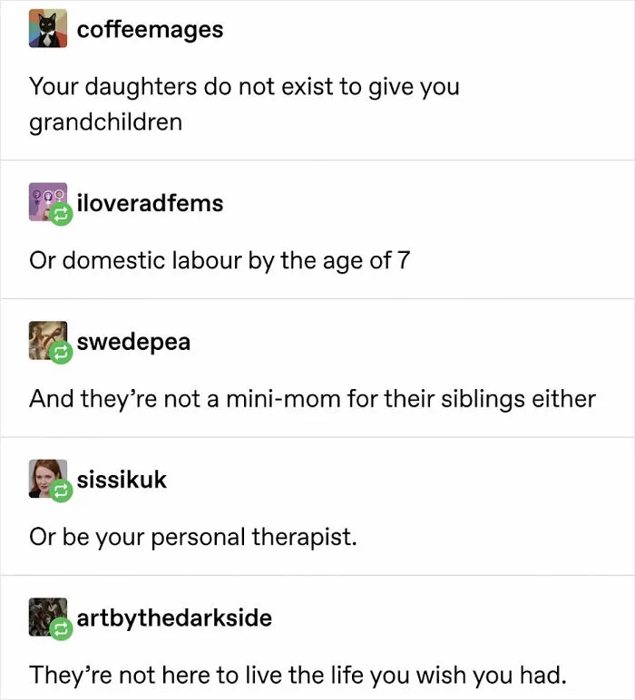 Daughters, What Do You Want To Do?