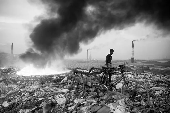 Environment, 3rd Place: Earth Is Burning By Mithail Afrige Chowdhury