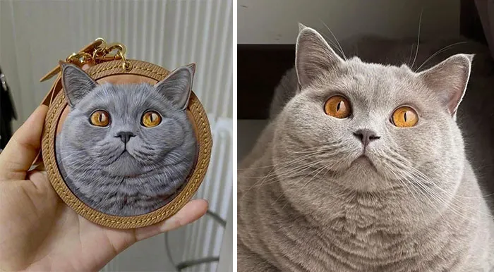 This Is Fiera, I Gave Her Adorable Face Into 3D Leather Charm, Did I Capture Her Vibe?