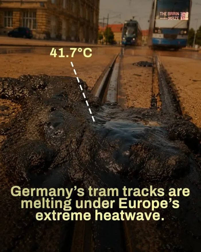 Germany's Tram Tracks Are Melting Under Europe's Extreme Heatwave
