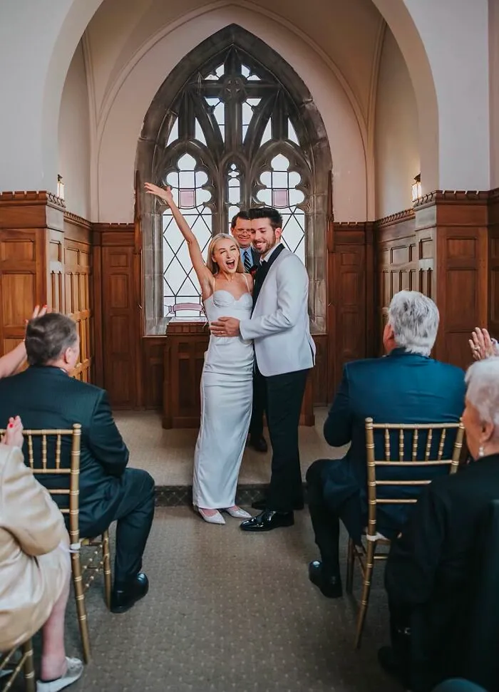 Instead Of Crying I Screamed From Excitement (We Had A Mini Wedding Only Immediate Family )