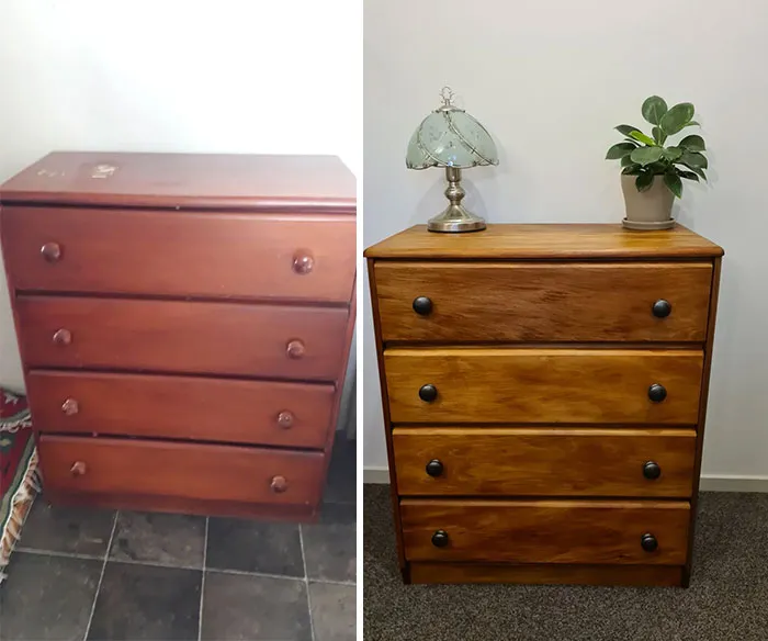 This Is The Dresser I Recently Refurbished! I'm So Proud Of How It Turned Out