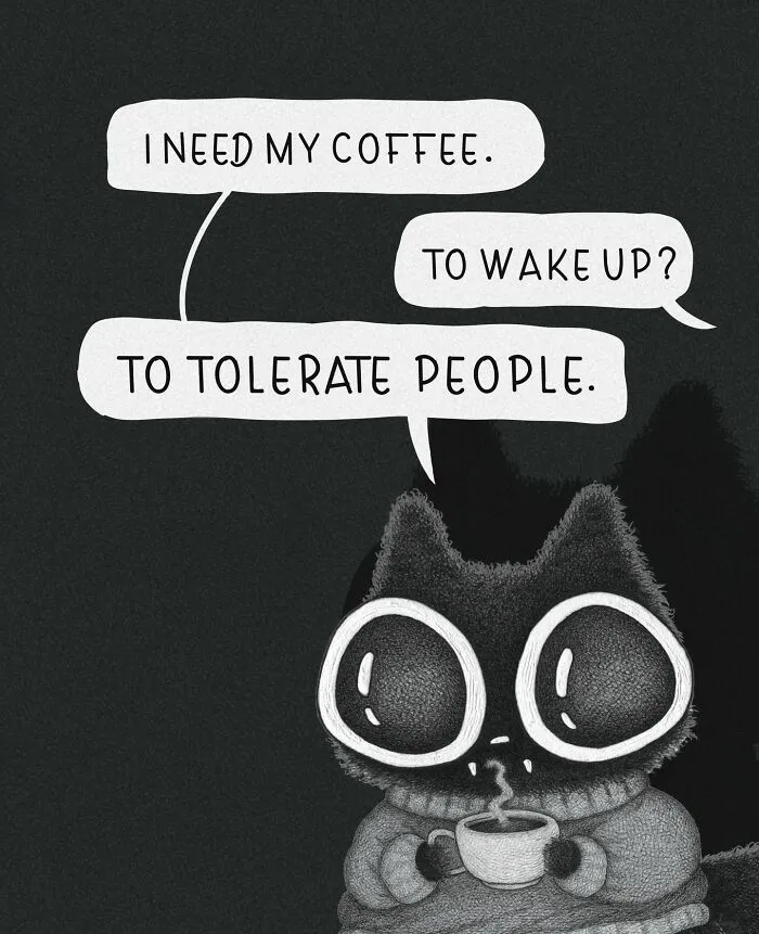 41 New Cat Illustrations By Luis Coelho That Are Cute, Clever, And Uplifting