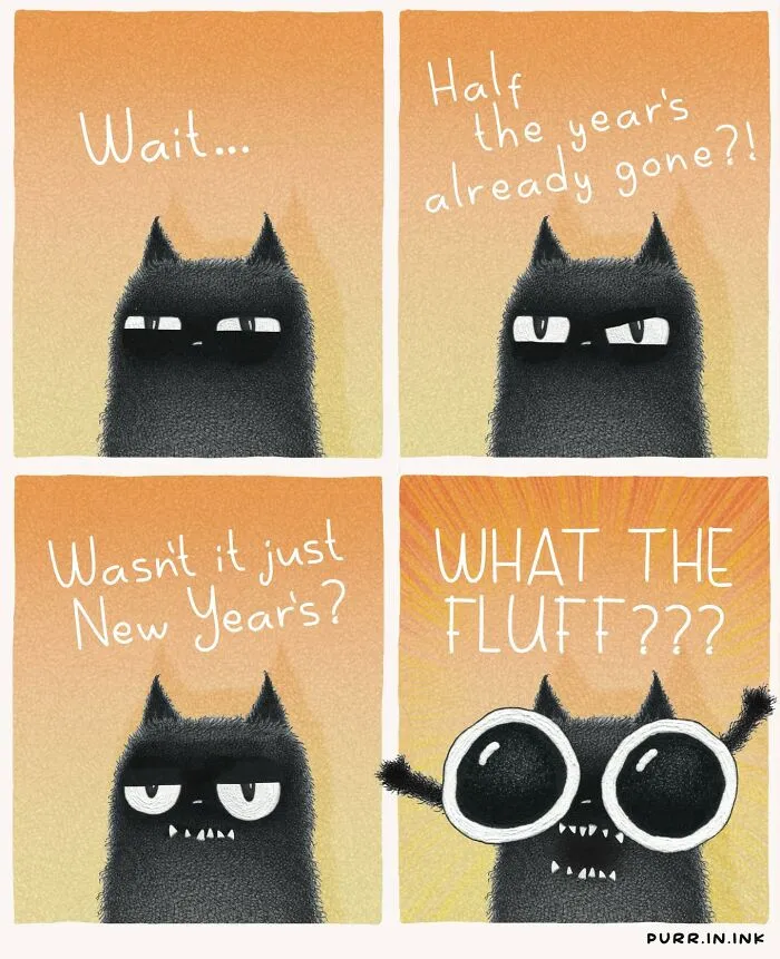 41 New Cat Illustrations By Luis Coelho That Are Cute, Clever, And Uplifting