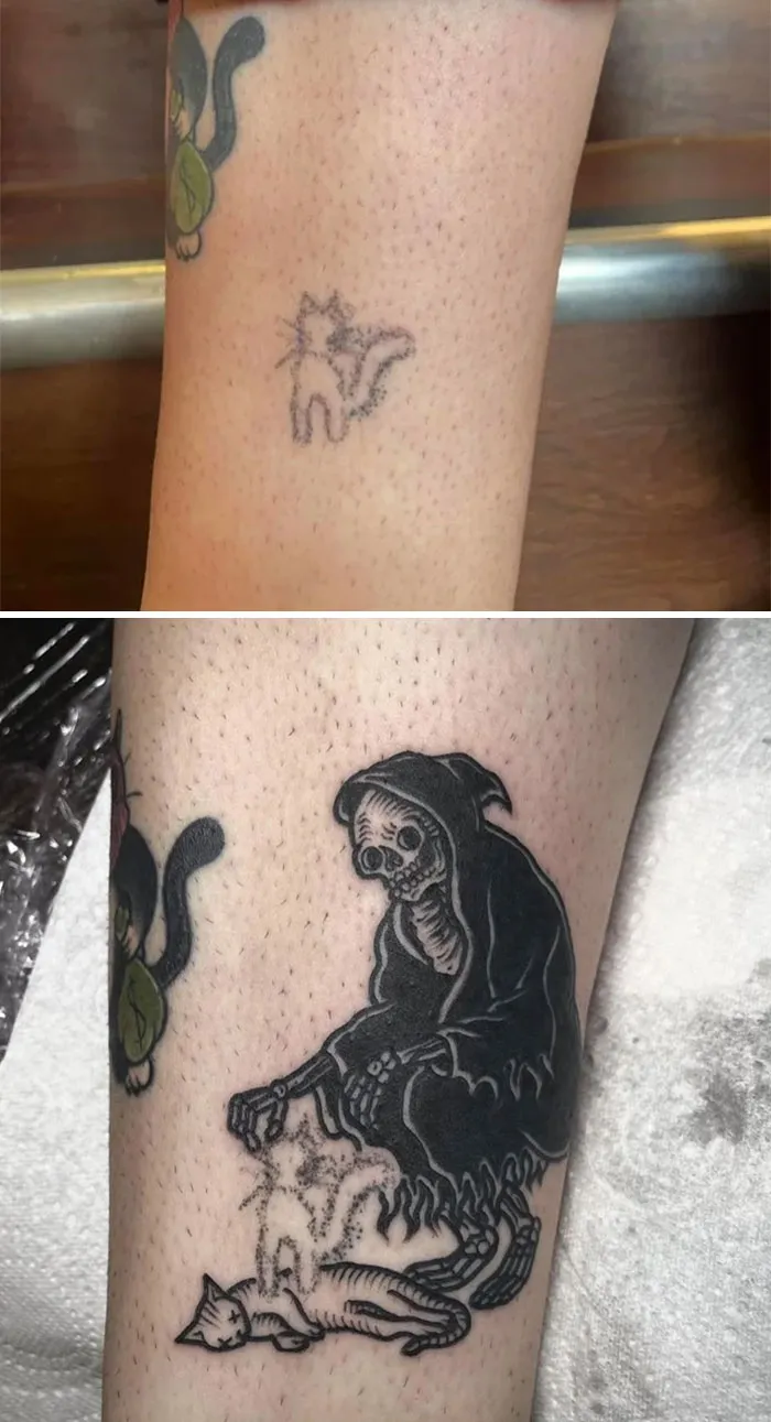 From Tattoo Regrets To Works Of Art: 70 Incredible Cover-Ups That Completely Transformed Old Ink
