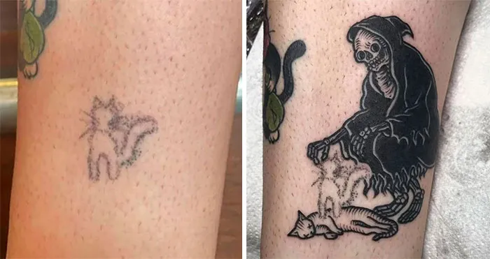 From Tattoo Regrets To Works Of Art: 70 Incredible Cover-Ups That Completely Transformed Old Ink
