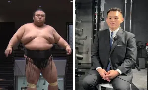 Sumo Wrestling Champion Stuns With Weight Loss Transformation After Retirement: "Freakishly Disciplined"