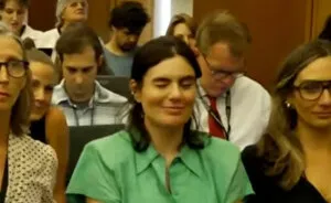 "Green Dress Lady" From Lindsay Clancy Trial Identified After Viral Video Sparks Backlash