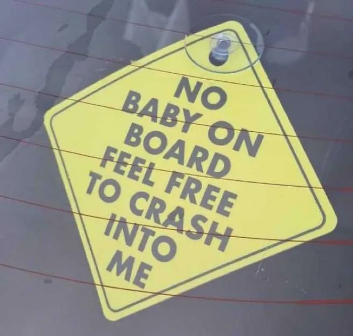 What Is The Silliest Car Sticker You've Seen?