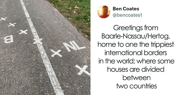 These Country Borders Look Like A Mistake On The Map. Yet They're Real