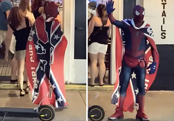Spotted A Confederate Spider-Man In Key West, Florida