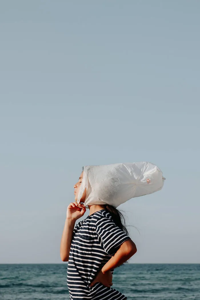 The Plastic Veil From The Series 'Reality Plays Along' By Maya Meshel