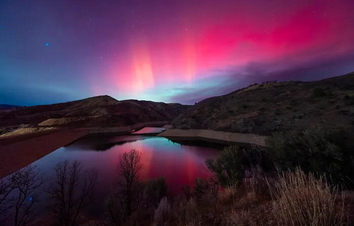 “Aurora Over Causey Reservoir” By Samuel Morse