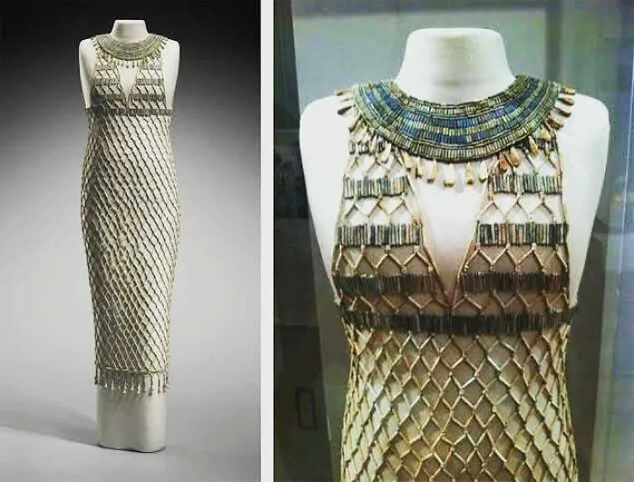 A 4500 Year Old Egyptian Beaded Dress (2323-2150bc)