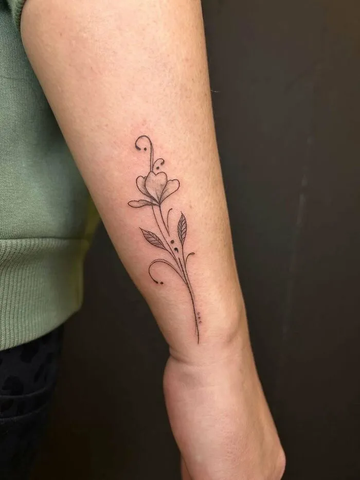 Hidden Floral Semicolon
