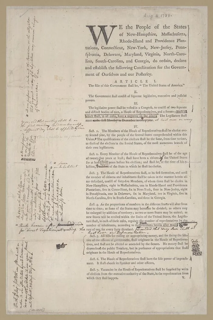 $43.2 Million, Official First Printing Of The U.S. Constitution