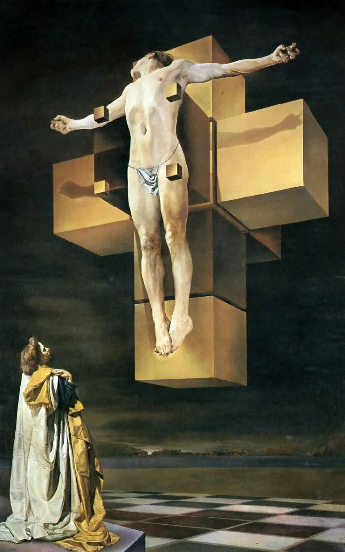 Corpus Hypercubus By Salvador Dalí (1954)