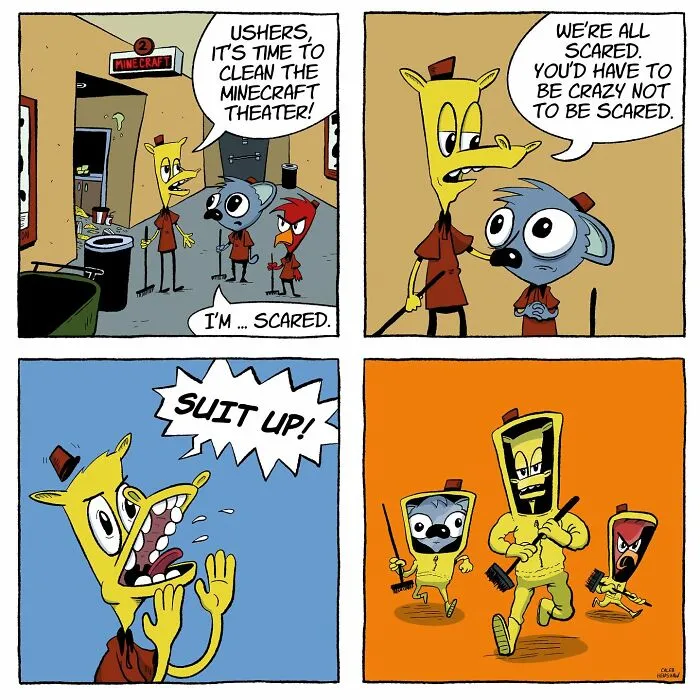 This Artist Created 40 Comics Where The Punchline Is Always The Last Thing You Expect
