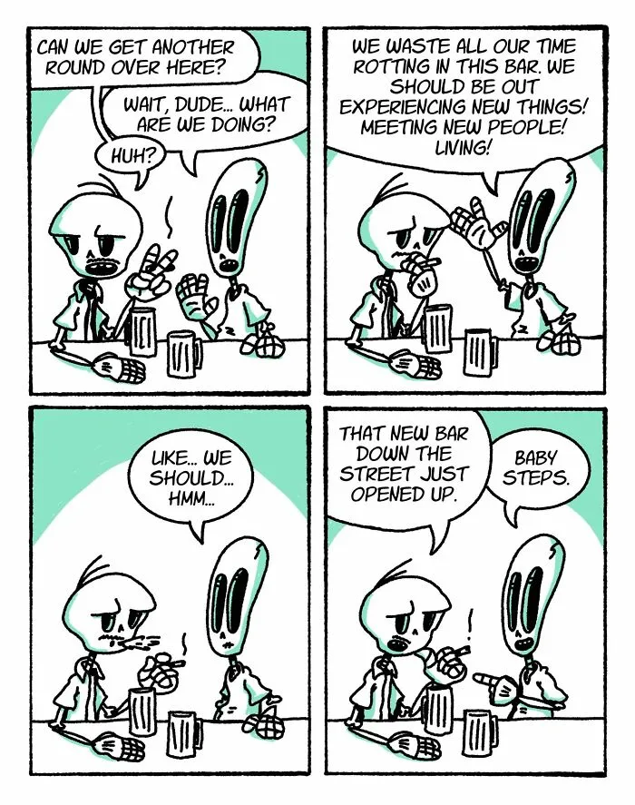 This Artist Created 40 Comics Where The Punchline Is Always The Last Thing You Expect