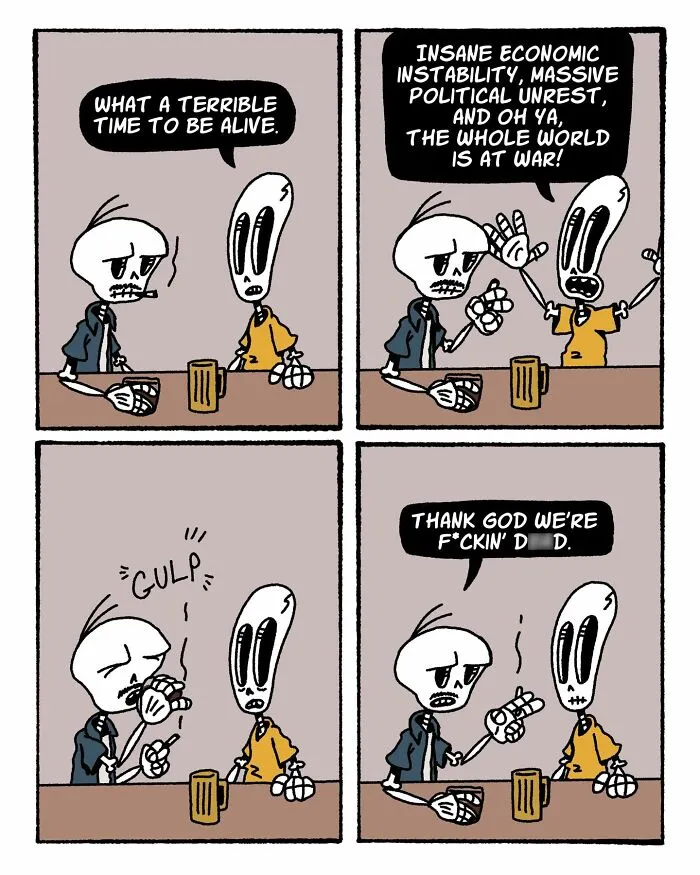 This Artist Created 40 Comics Where The Punchline Is Always The Last Thing You Expect