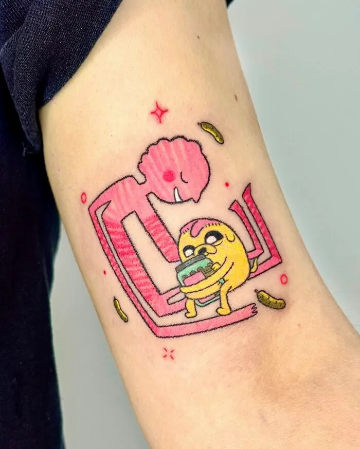 30 Tattoos By This Artist That Look Like They Were Scribbled With Pastel Crayons