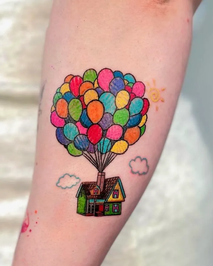 30 Tattoos By This Artist That Look Like They Were Scribbled With Pastel Crayons