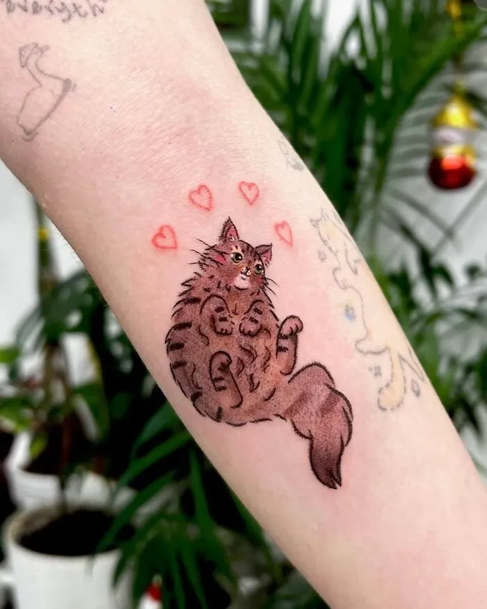 30 Tattoos By This Artist That Look Like They Were Scribbled With Pastel Crayons