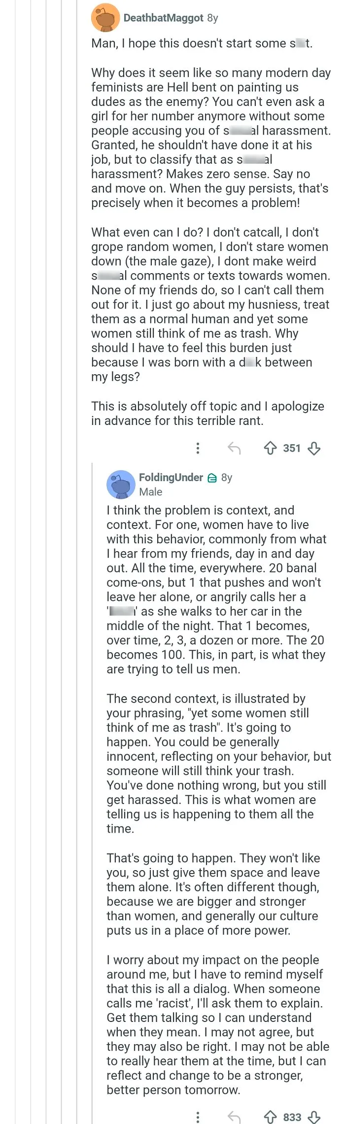Redditor Uses An Analogy To Explain Why Many Women Don't Like Being Hit On In Public - "You Know How Awkward And Annoying It Is When Someone On The Street Asks You For Money? Imagine If People Bigger And Stronger Than You Asked You For Money On A Semi-Regular Basis, Regardless Of Where You Are."
