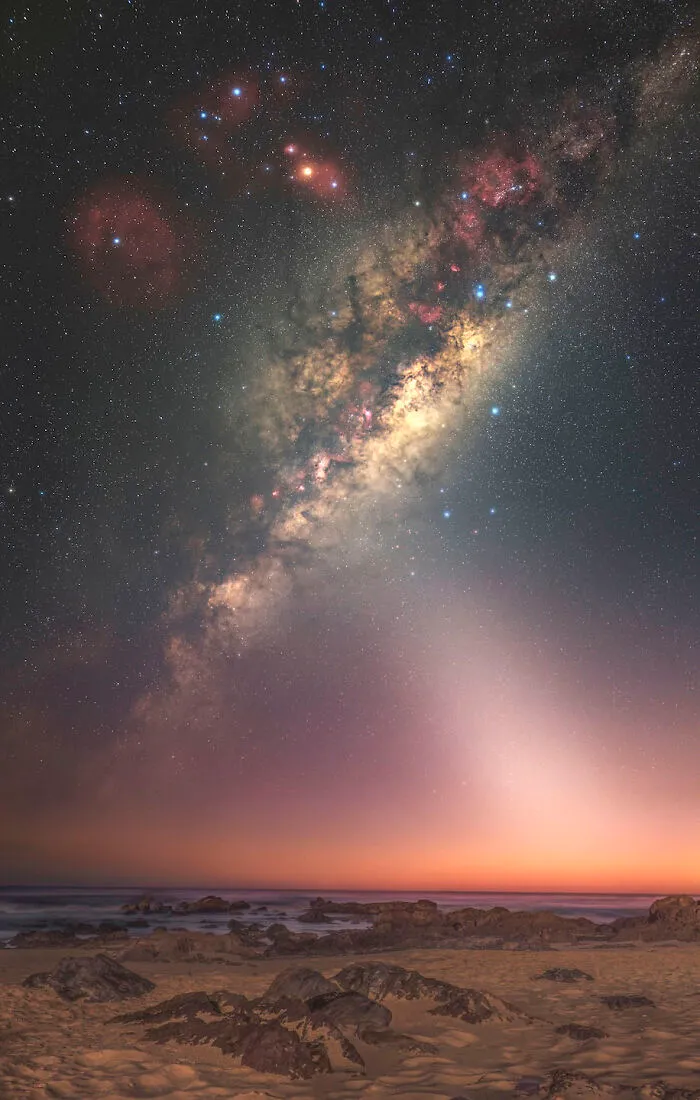 Milky Way And Zodiacal Light By Lucy Yunxi Hu: Nightscapes Honorable Mention