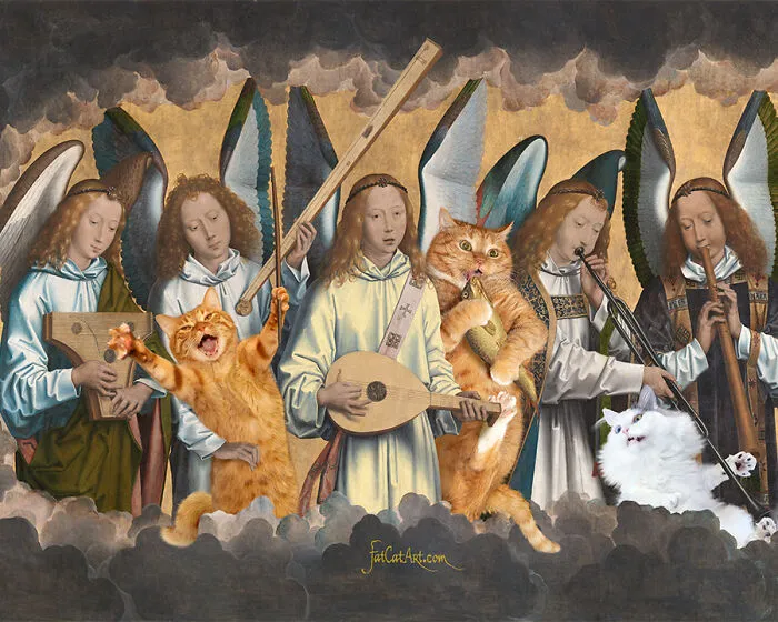 “Music-Making Angels And Singing Cats”