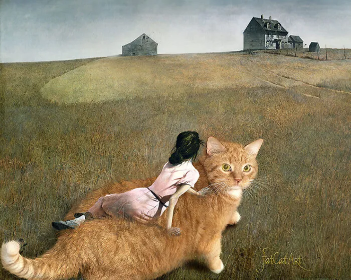 “The Cat In Christina's World”
