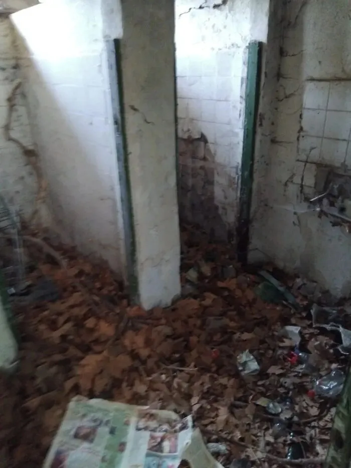 Abandoned Toilets, Gorna Banya, Bulgaria