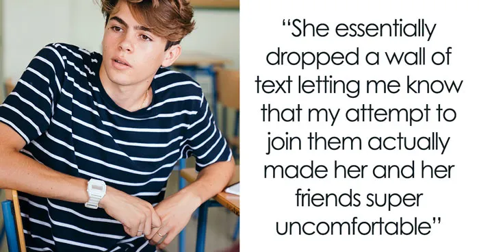 Student Casually Joins Female Classmates' Conversation At School, Gets A Blunt Message At 5 AM