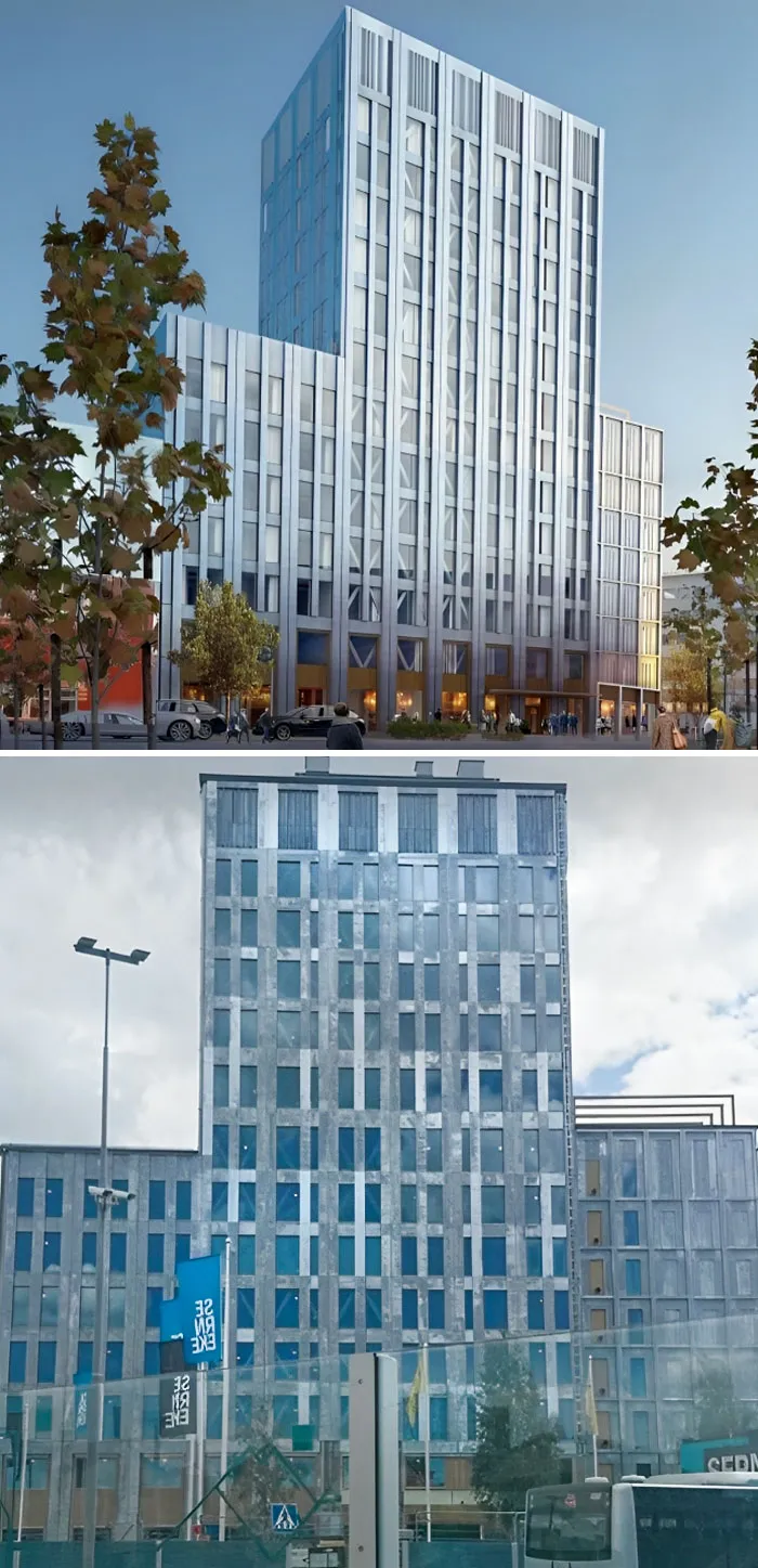 The New Hotel At Halmstad’s Travel Center. It Looks Like A Haunted Hotel