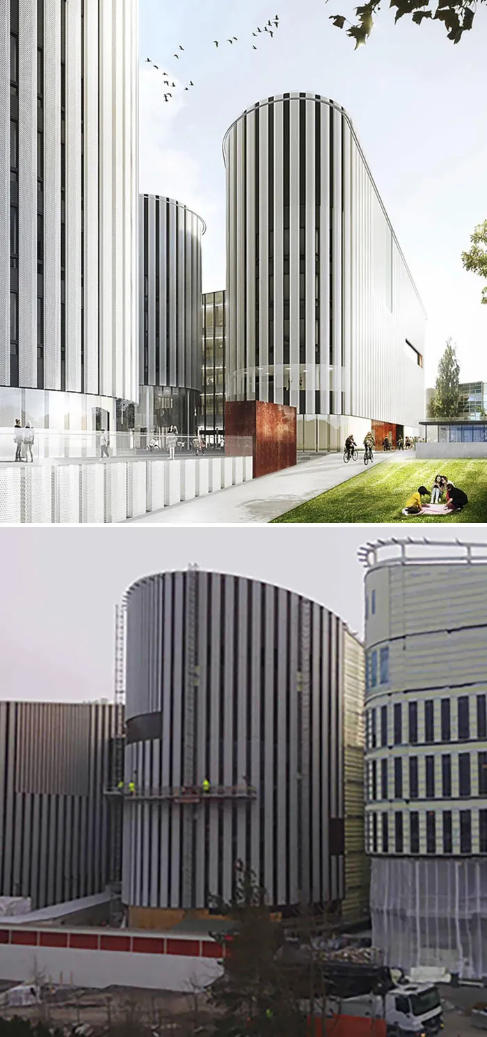 An Expectation Image Of Metropolia’s Myllypuro Campus vs. An Image From Reality