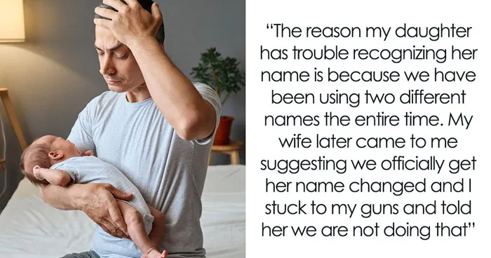 Wife Uses A Boy's Name For Baby Daughter Behind Hubby’s Back, He Considers Divorce When He Finds Out