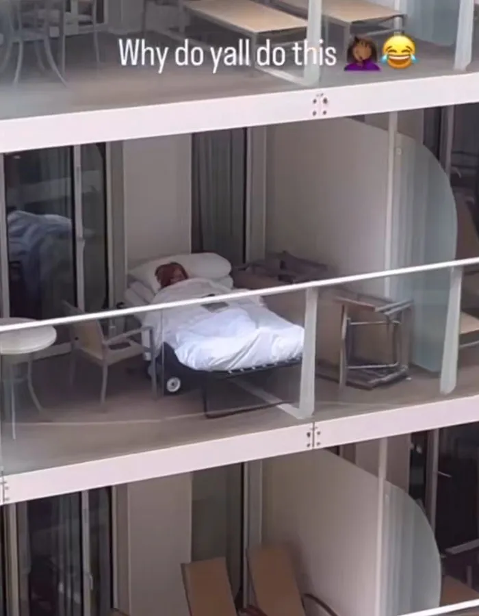 A Couple’s Peaceful Sleep On A Cruise Balcony Ended Up In An Unexpected Debate Online 