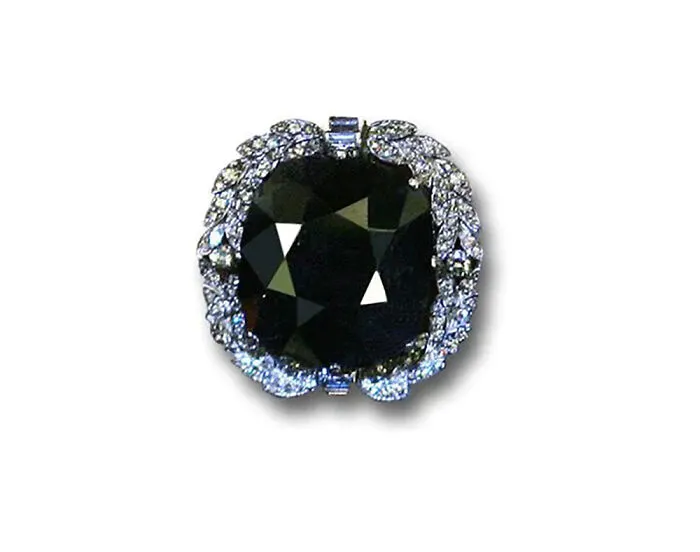 The Black Orlov Diamond Necklace (67.50-Carat Black Diamond)