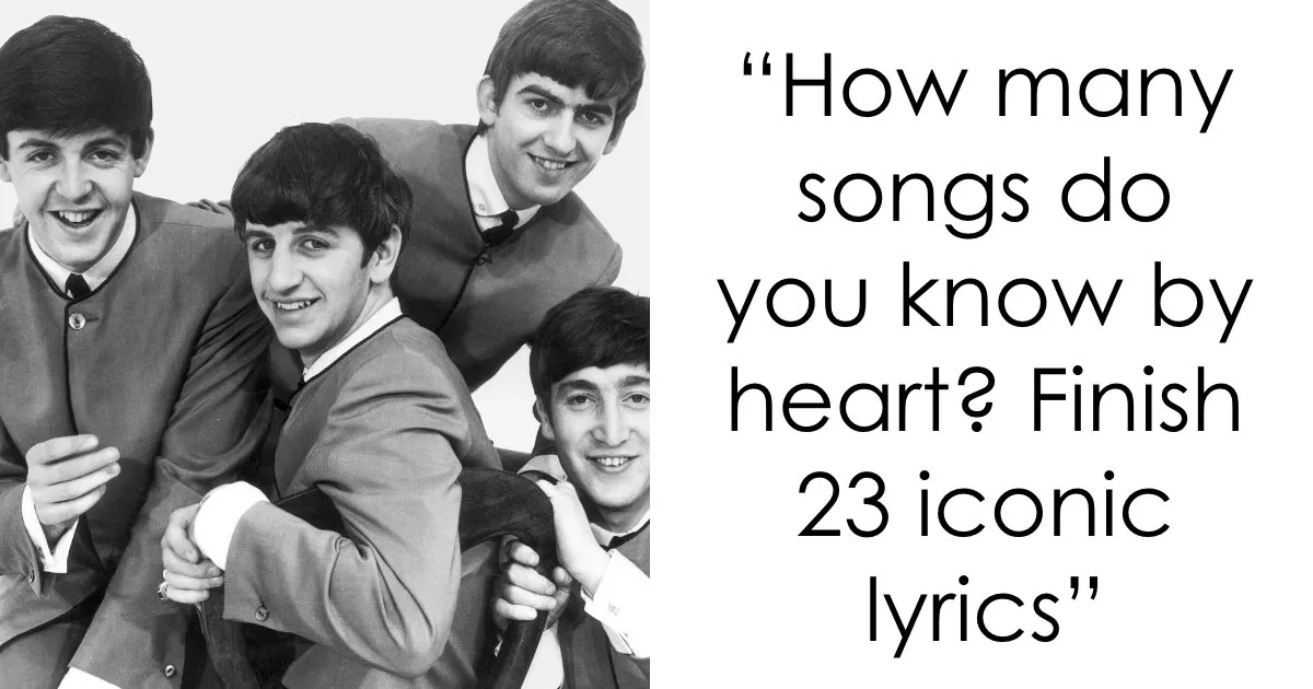 Test Your Lyric Memory: Type In The Missing Words For These 23 Well-Known Songs