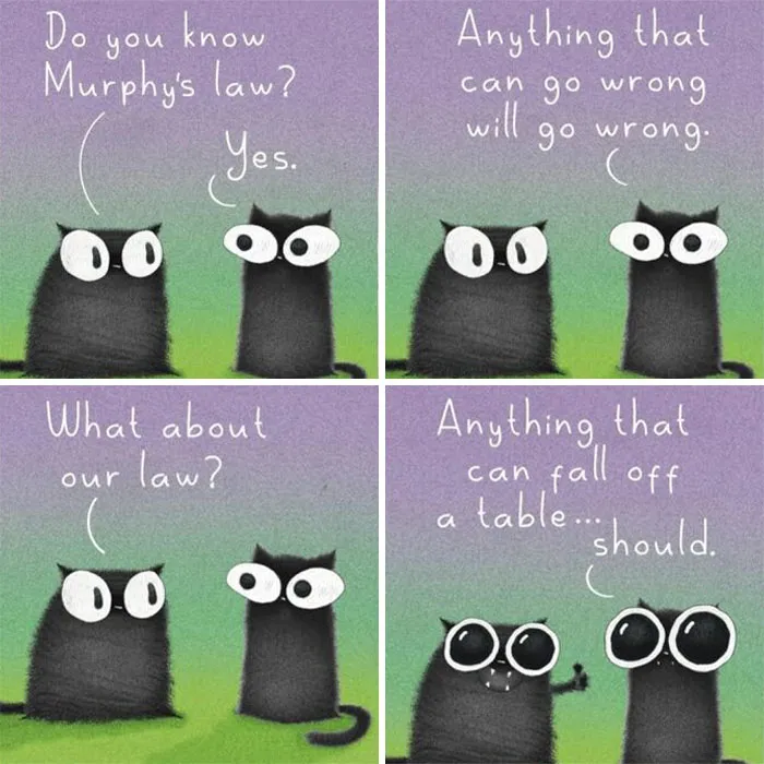 41 New Cat Illustrations By Luis Coelho That Are Cute, Clever, And Uplifting