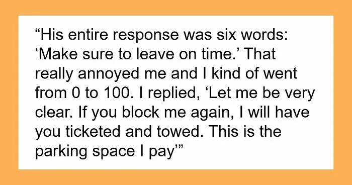 Driver Finally Blocks Churchgoer’s Car After Constantly Losing The Parking Spot He Pays For