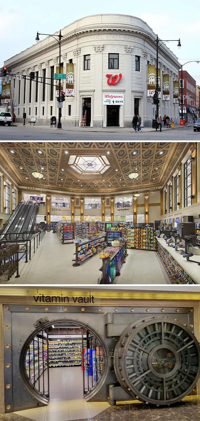 Walgreens That Used To Be A Historic Bank. Chicago, IL
